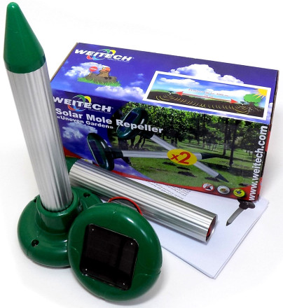 Комплект из двух отпугивателей кротов "Weitech-WK2015" Комплект из двух отпугивателей кротов "Weitech-WK2015"